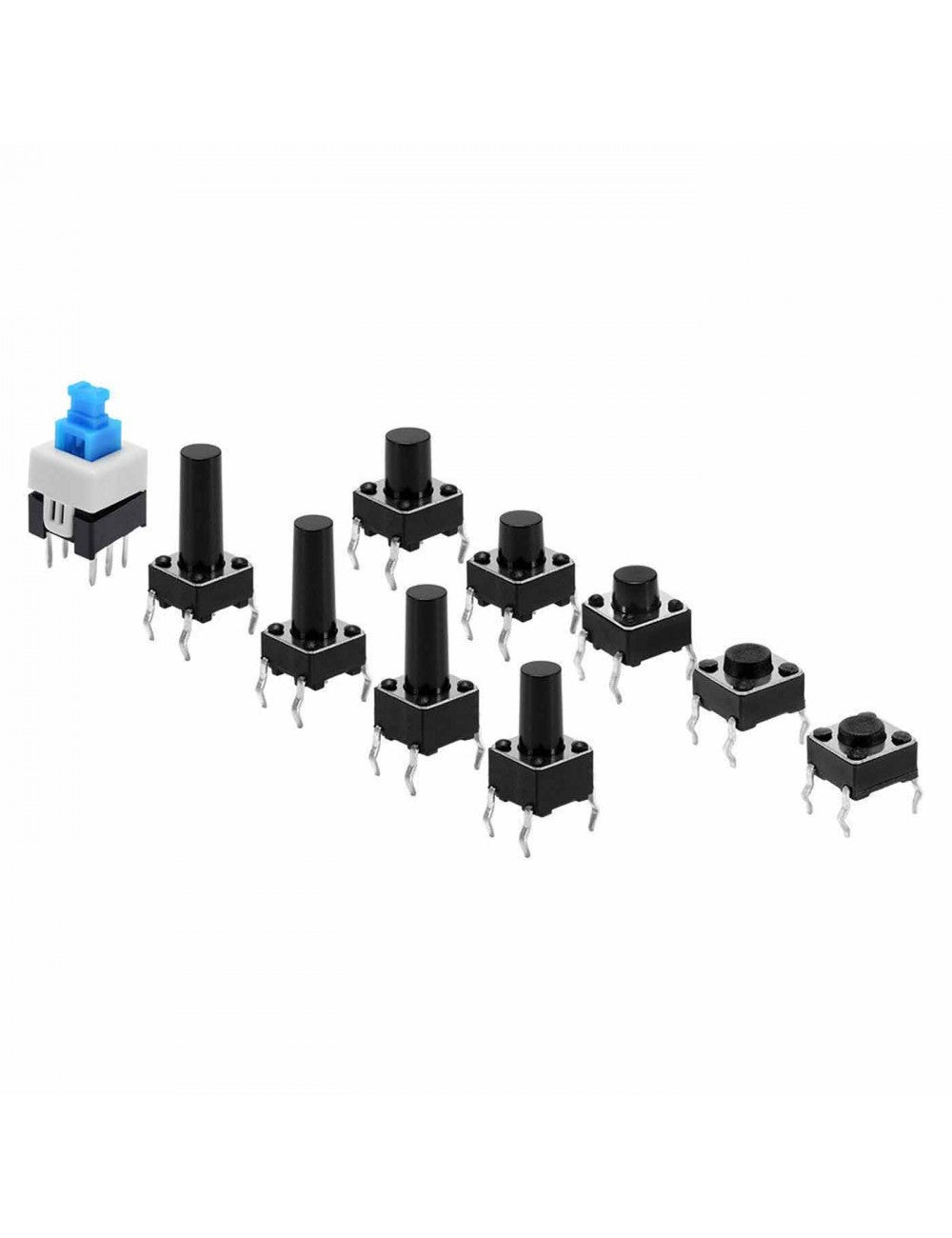 Tact Switch Комплект микро превключватели в органайзер 180бр.