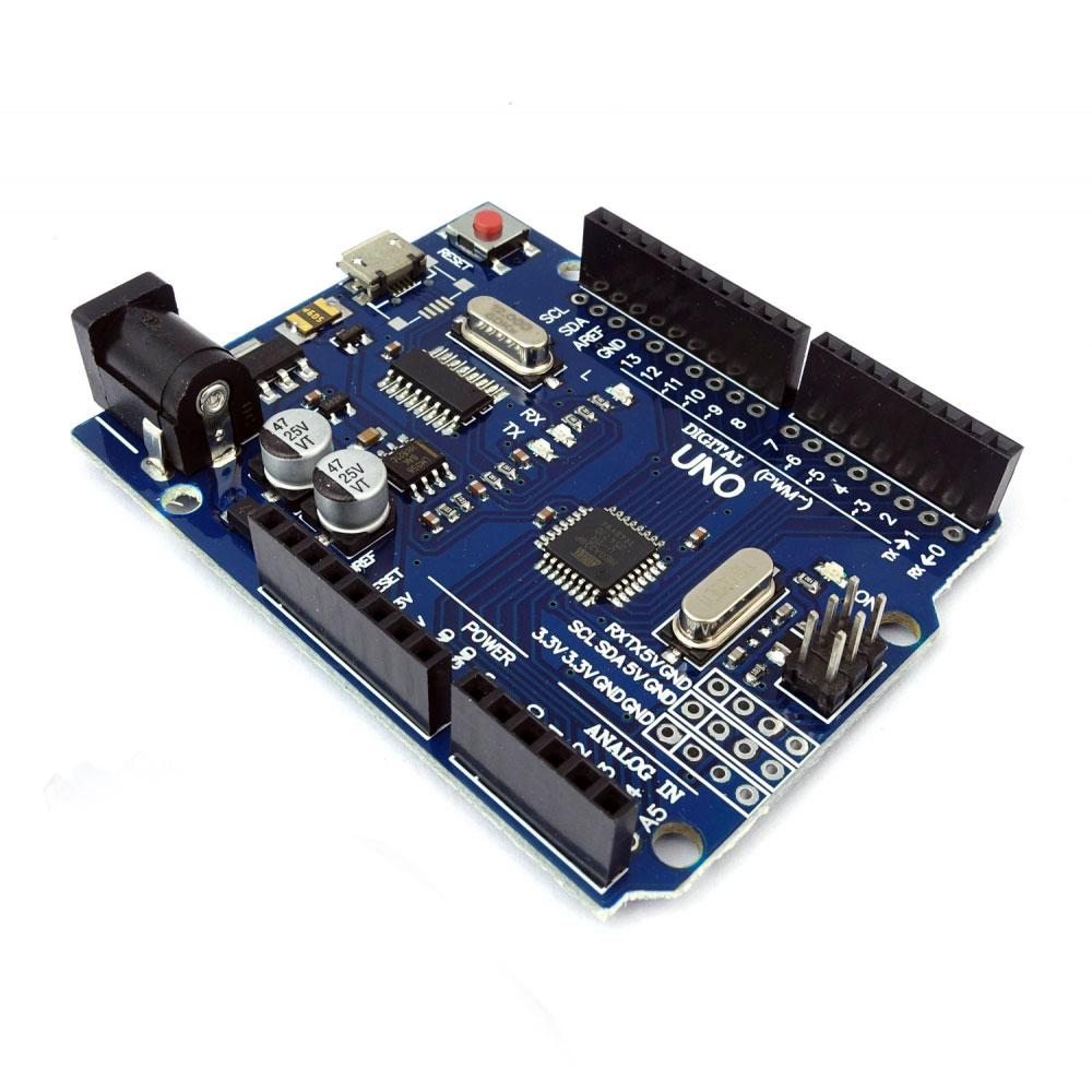 Arduino UNO R3 гръб
