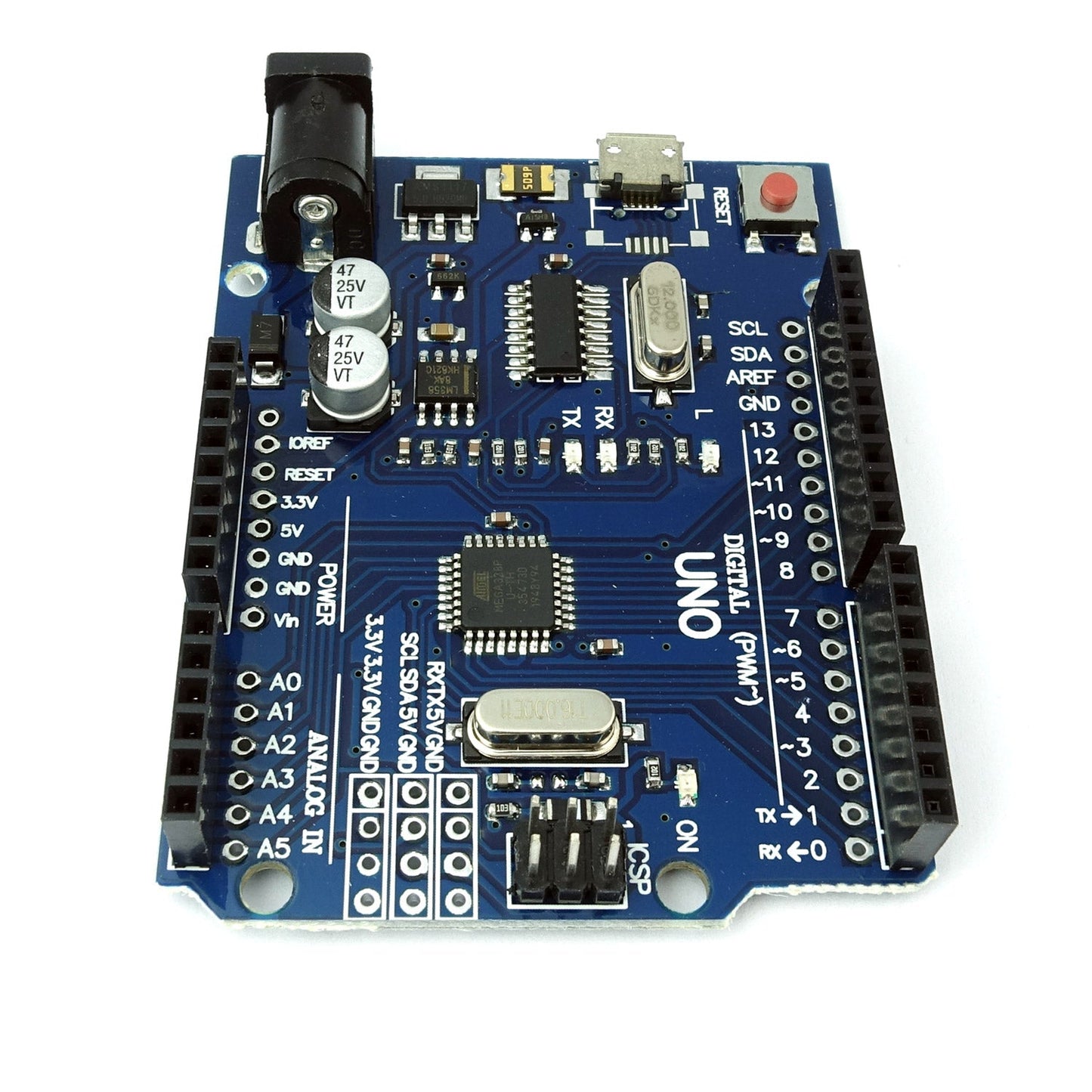 Arduino UNO R3 отгоре
