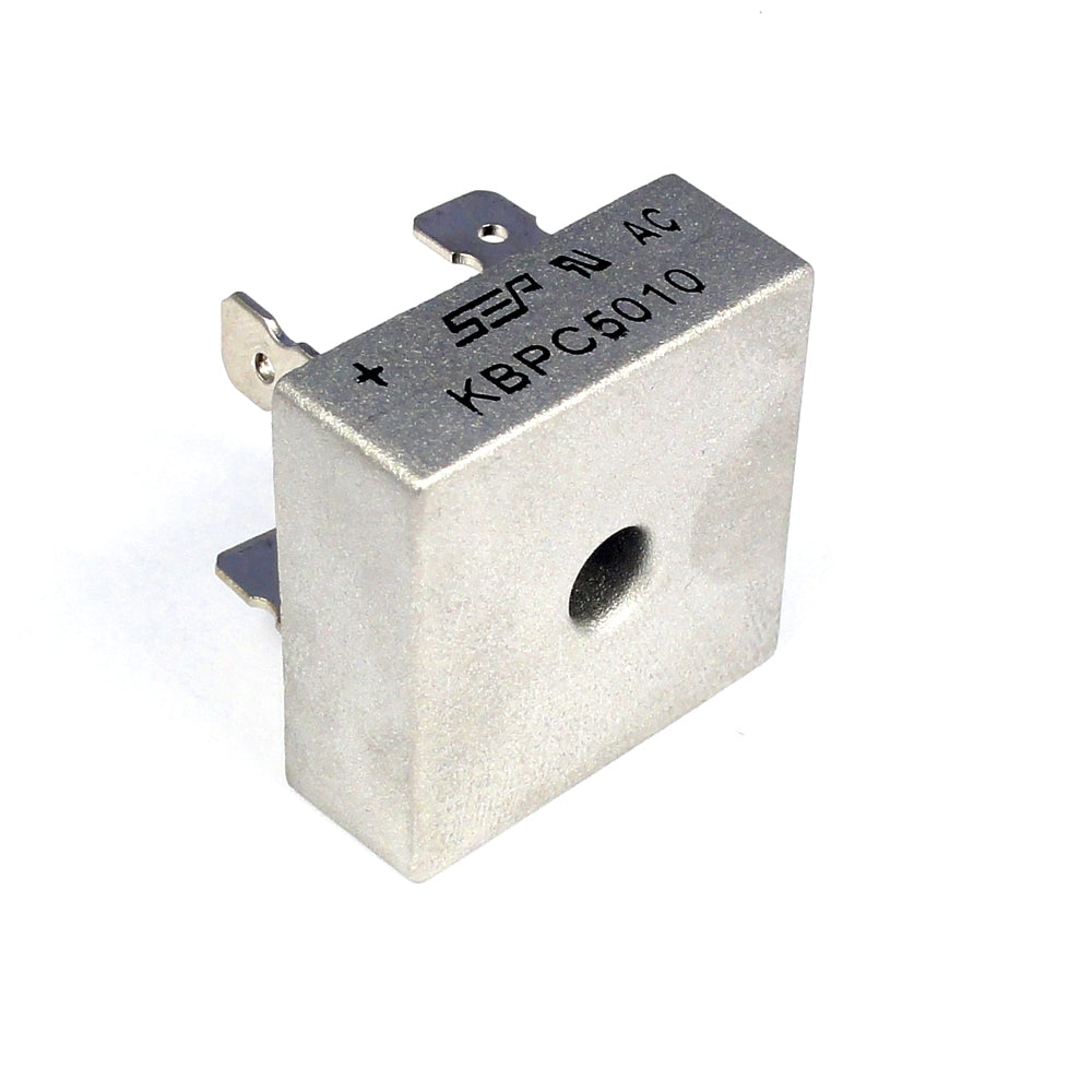 Мостов изправител 50A 1000V KBPC5010 отстрани