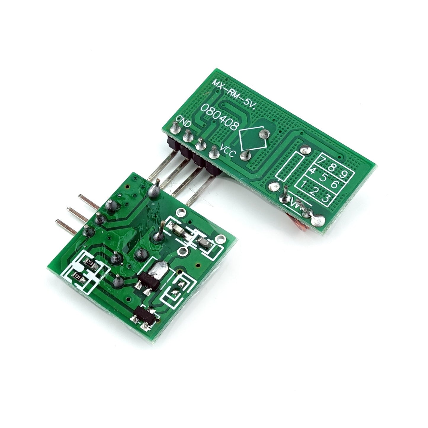 RF Комуникационен модул 315 MHz предавател и приемник гръб