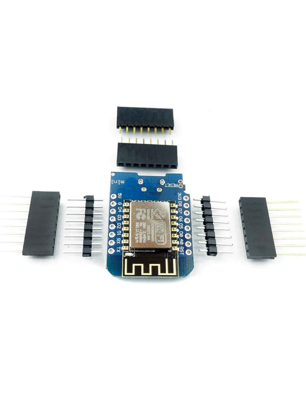 WiFi Модул WEMOS D1 Mini ESP8266-12F включени хедъри