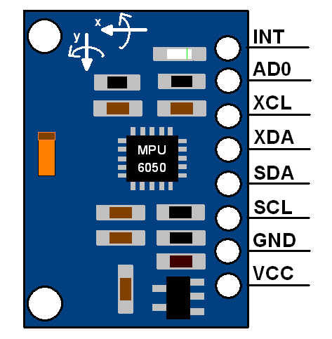 Как да свържем жироскоп MPU-6050?