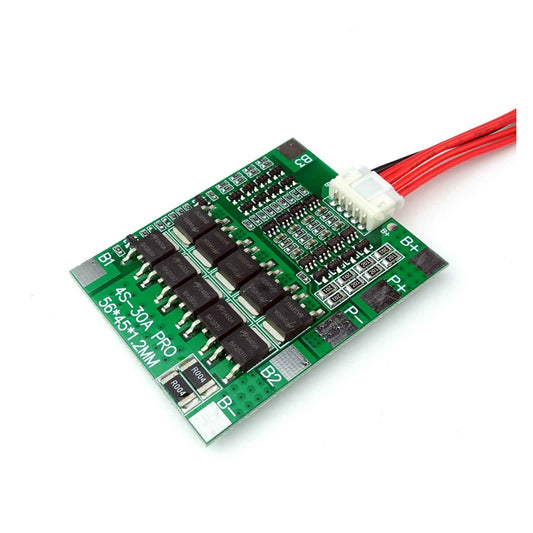 BMS 4S 30A 14.8V Модул за зареждане на Li-Ion и Li-Po батерии